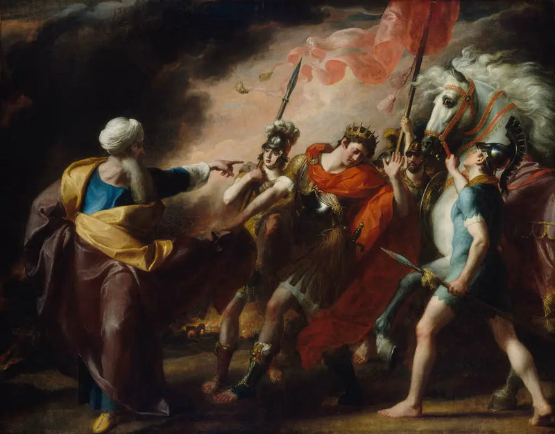 Saul Reprimanded by Samuel - John Singleton Copley