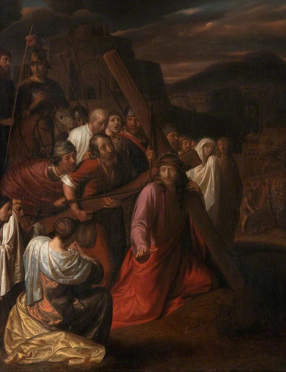 Le Christ et les femmes de Jérusalem - Samuel van Hoogstraten image 1 reproduction d’œuvre d’art à l’huile