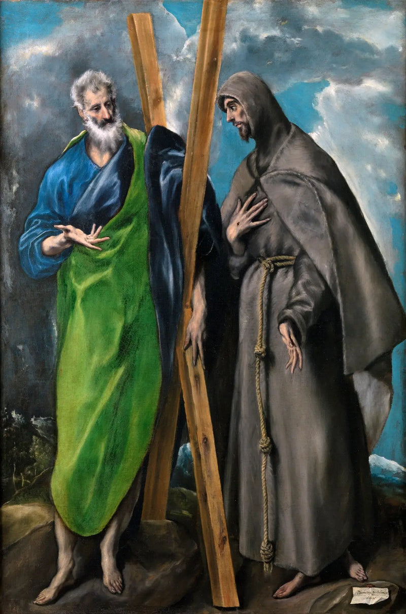Saint Andrew and Saint Francis - El Greco