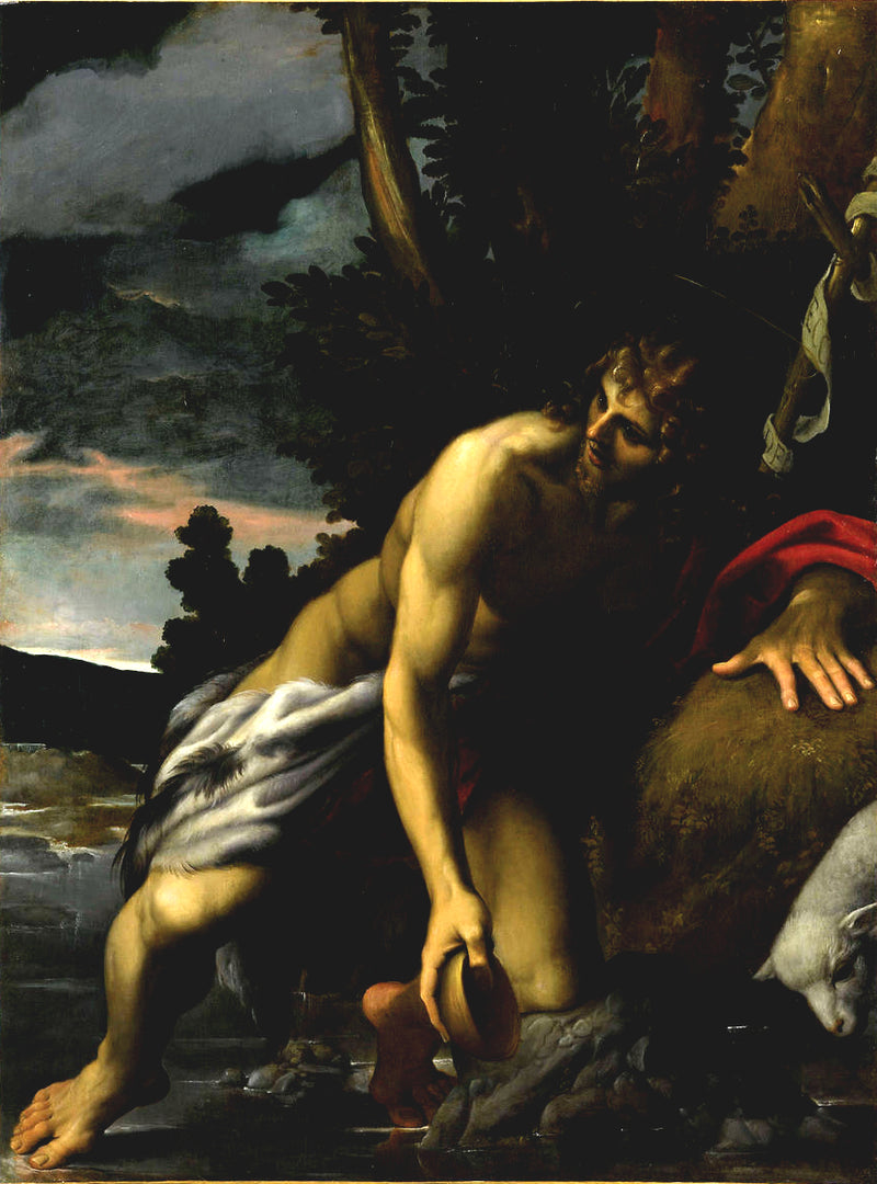 Saint John the Baptist at the Source - Ludovico Carracci