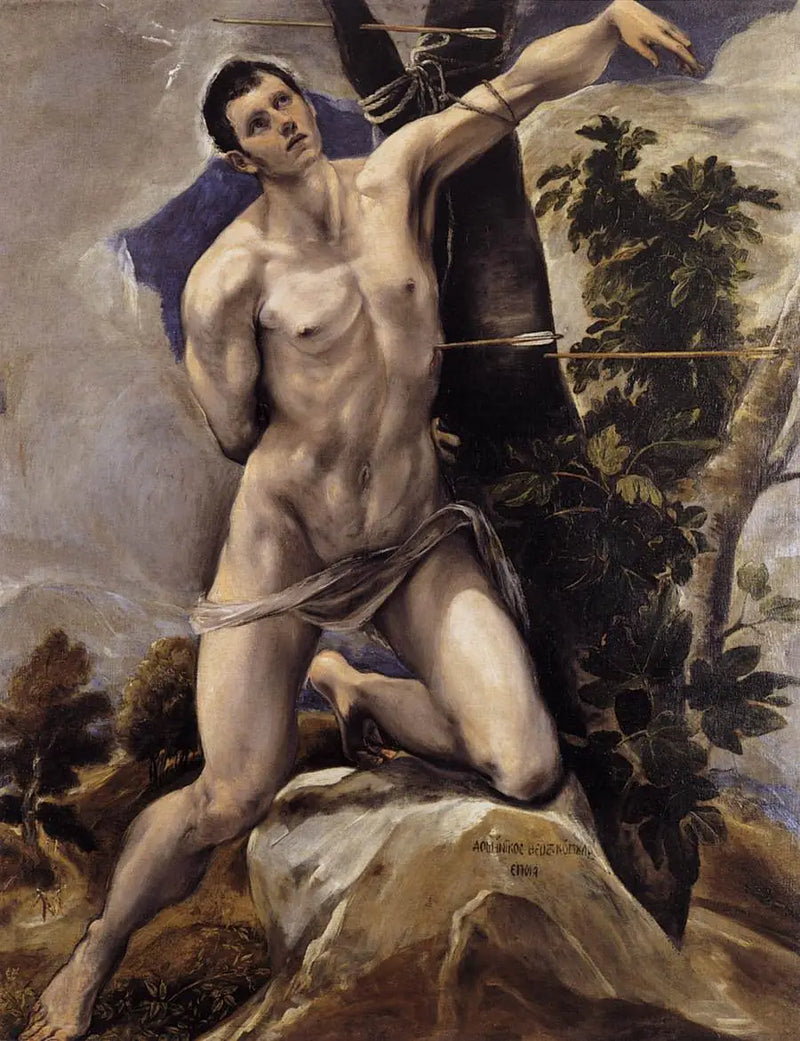 The Martyrdom of Saint Sebastian - El Greco