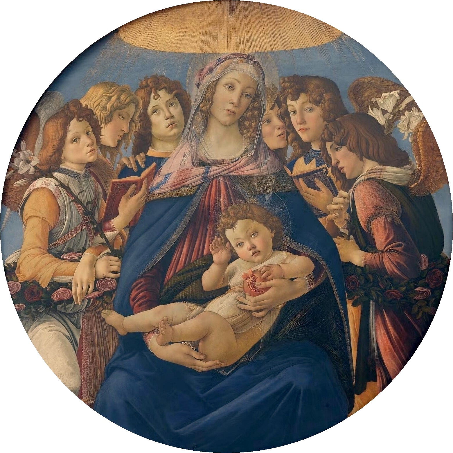 The Virgin with the Pomegranate - Sandro Botticelli