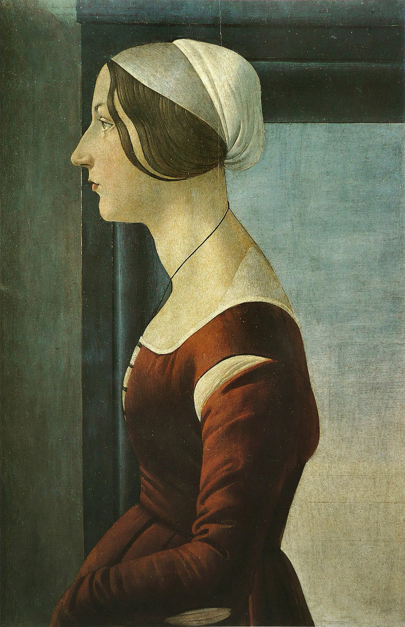 Portrait of a young woman - Sandro Botticelli