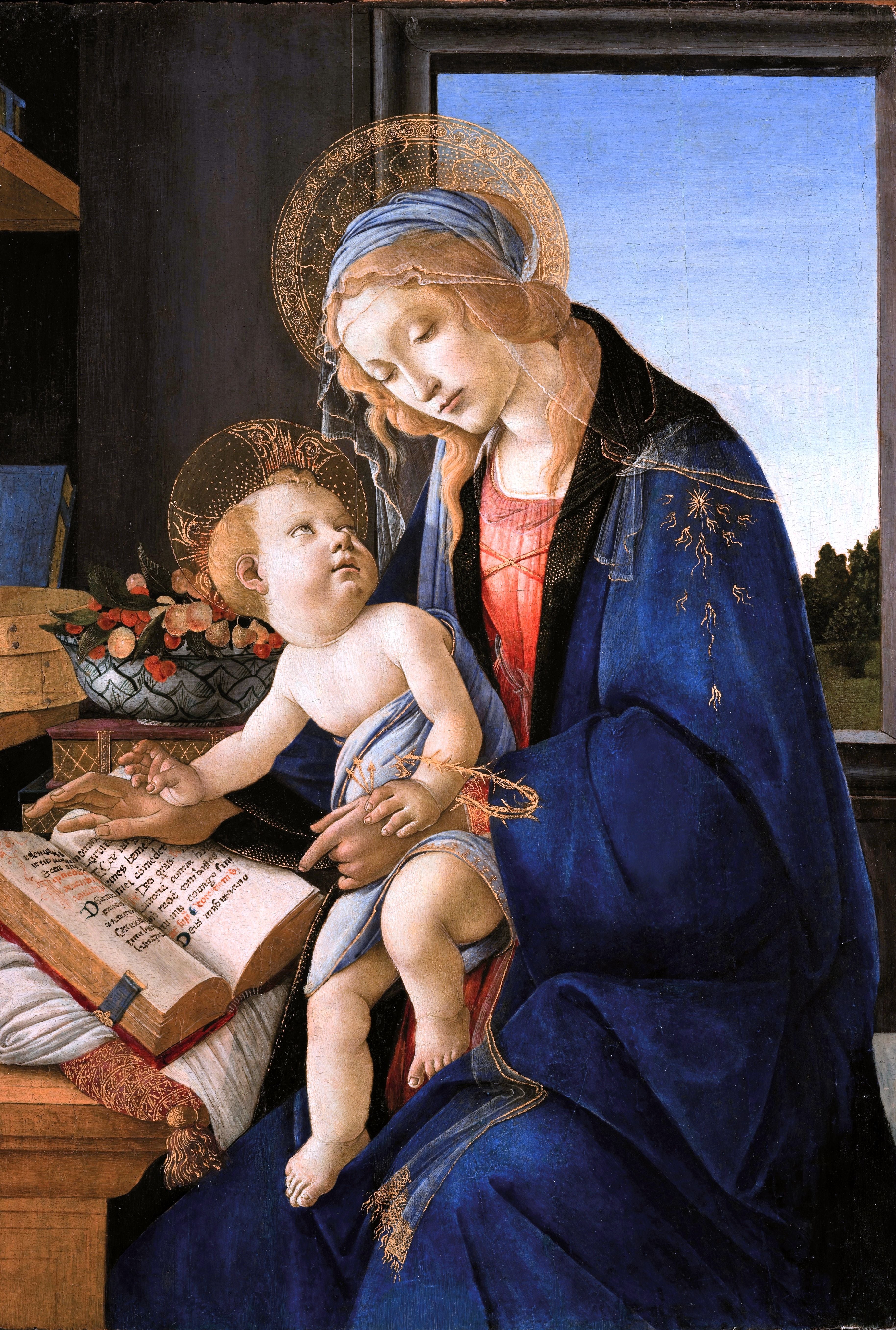 The Madonna of the Book - Sandro Botticelli