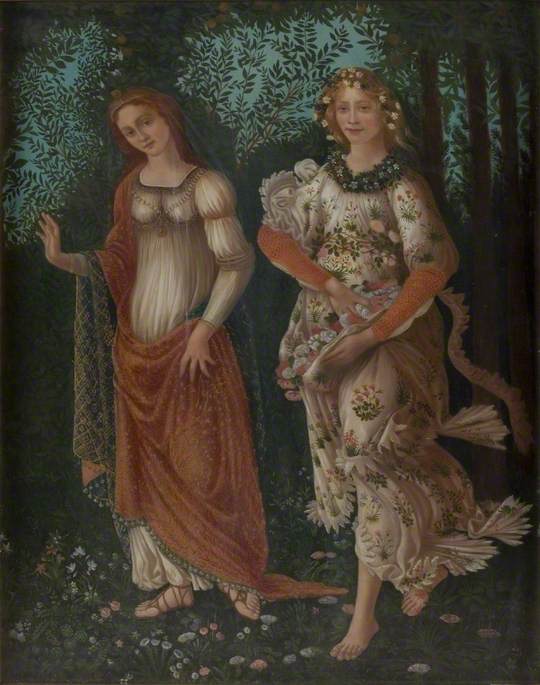 Detail of "Spring" by Botticelli - Sandro Botticelli