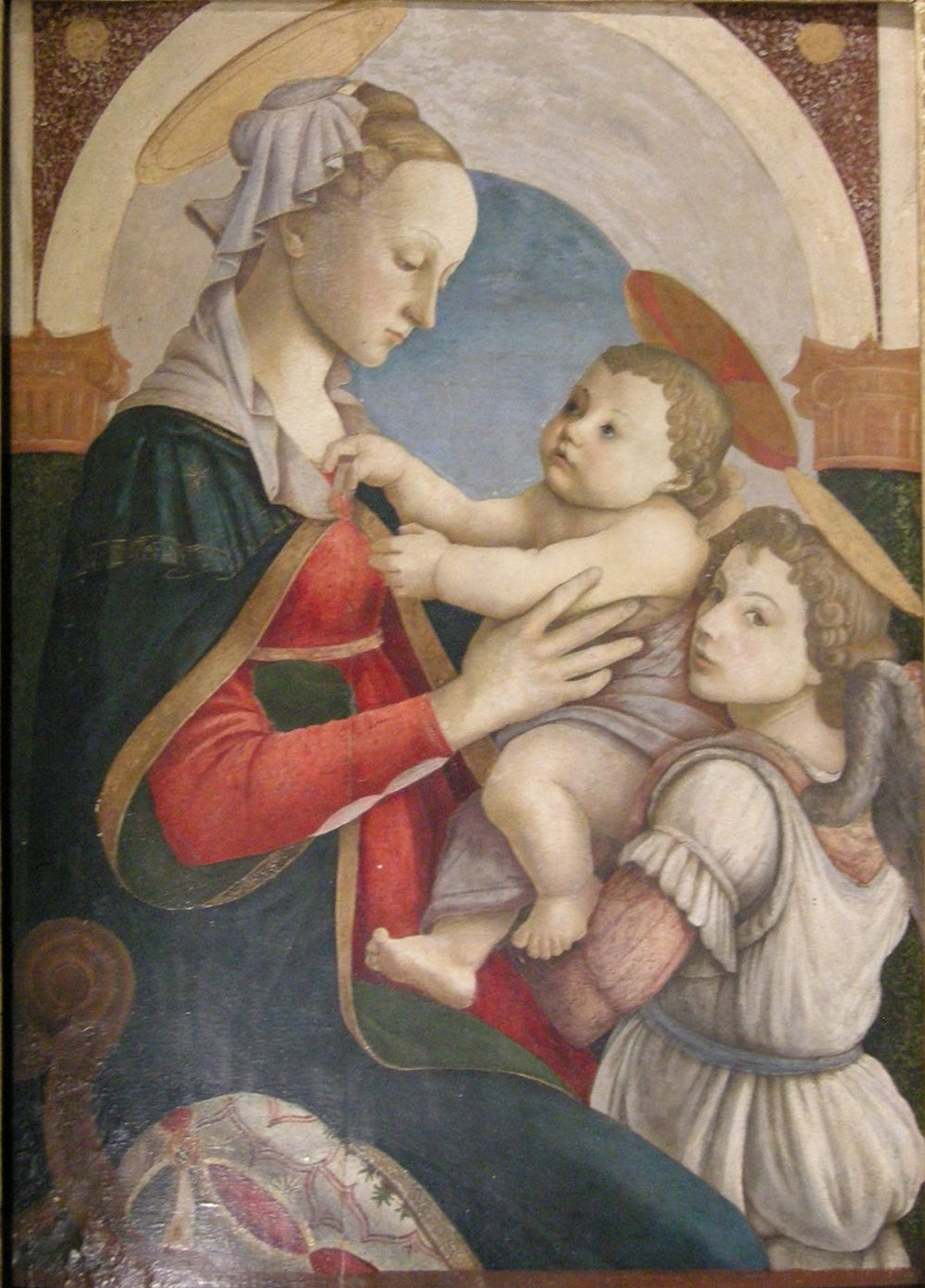 The Virgin and Child with an Angel - Sandro Botticelli