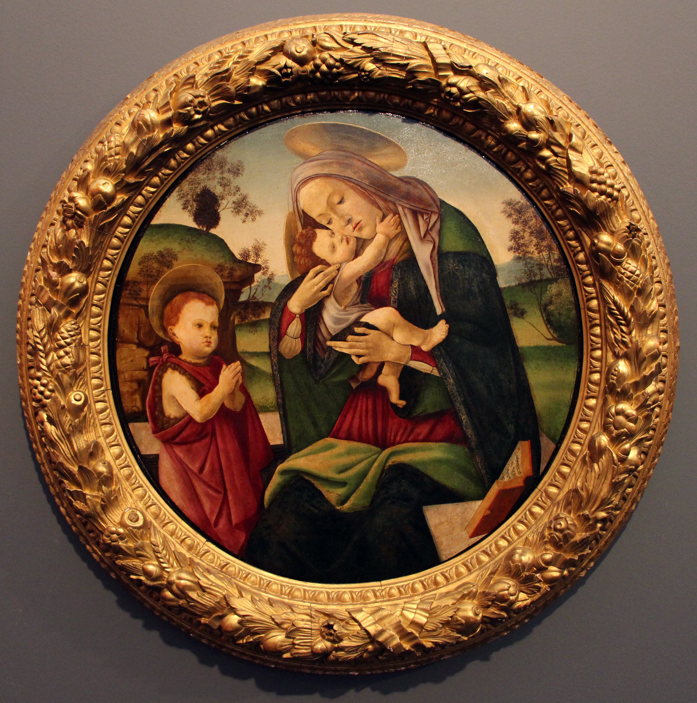 The Virgin and Child with the Infant Saint John - Sandro Botticelli