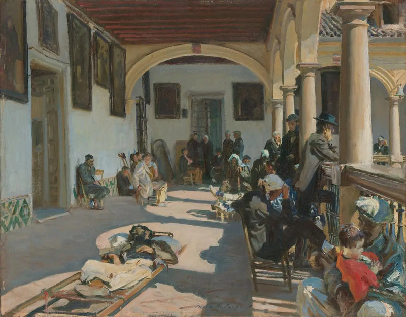 Hospital of Granada - John Singer Sargent