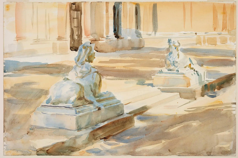 The Terrace of La Granja - John Singer Sargent