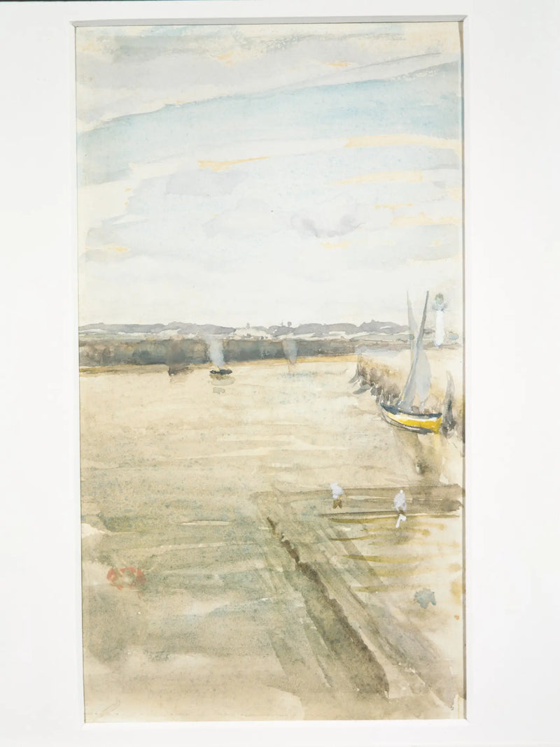 Scene on the Mersey - James Abbott McNeill Whistler