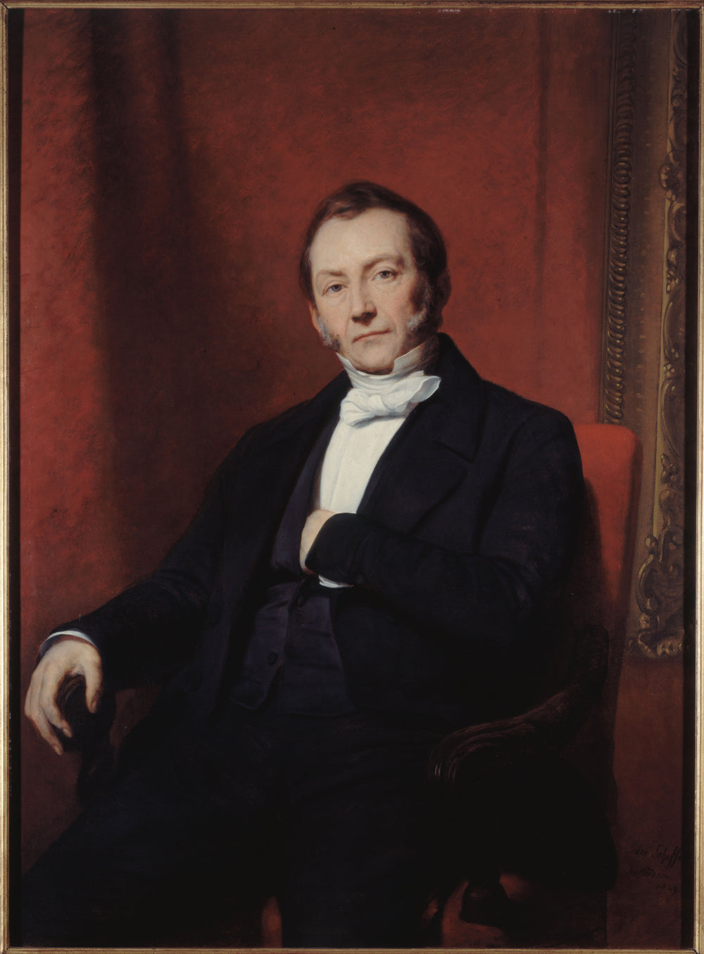 Portrait présumé de Jean Abraham Nottebohm - Ary Scheffer - Alpha Reproduction