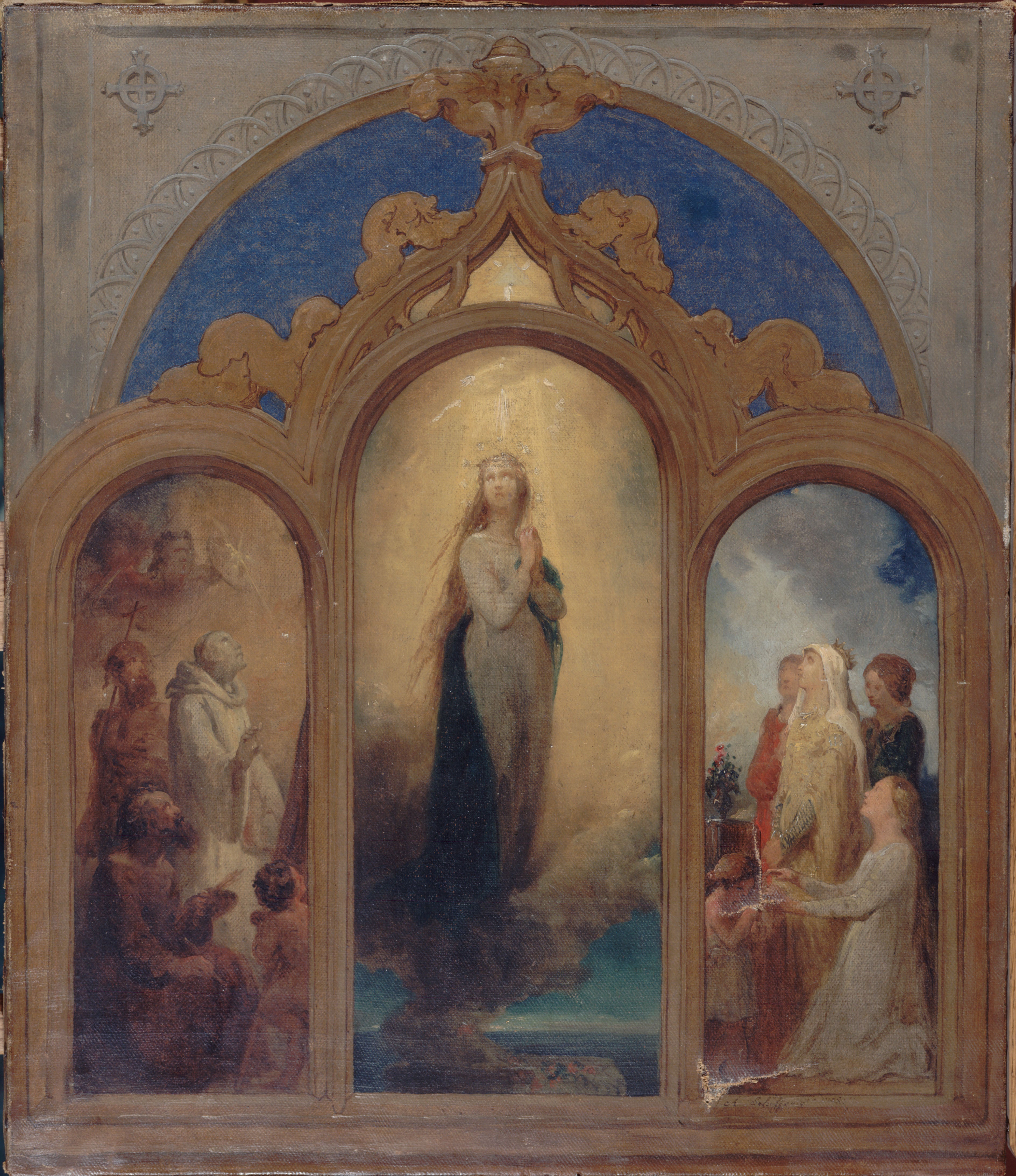 Projet pour un triptyque - Ary Scheffer