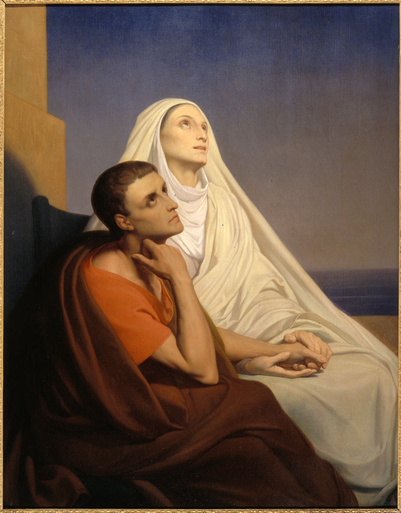 Saint Augustine and Saint Monica - Ary Scheffer