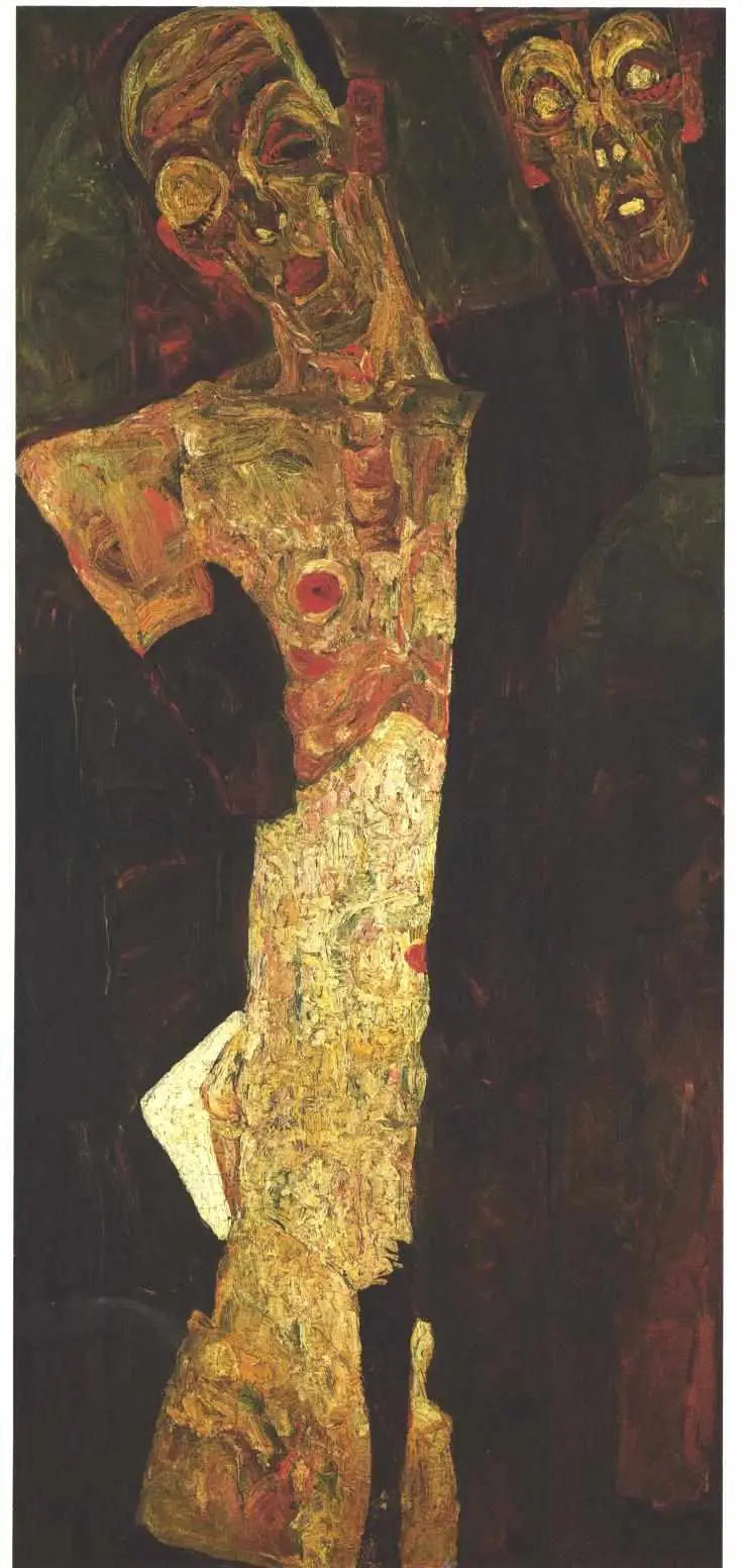 Prophets (Double Self-Portrait) - Egon Schiele