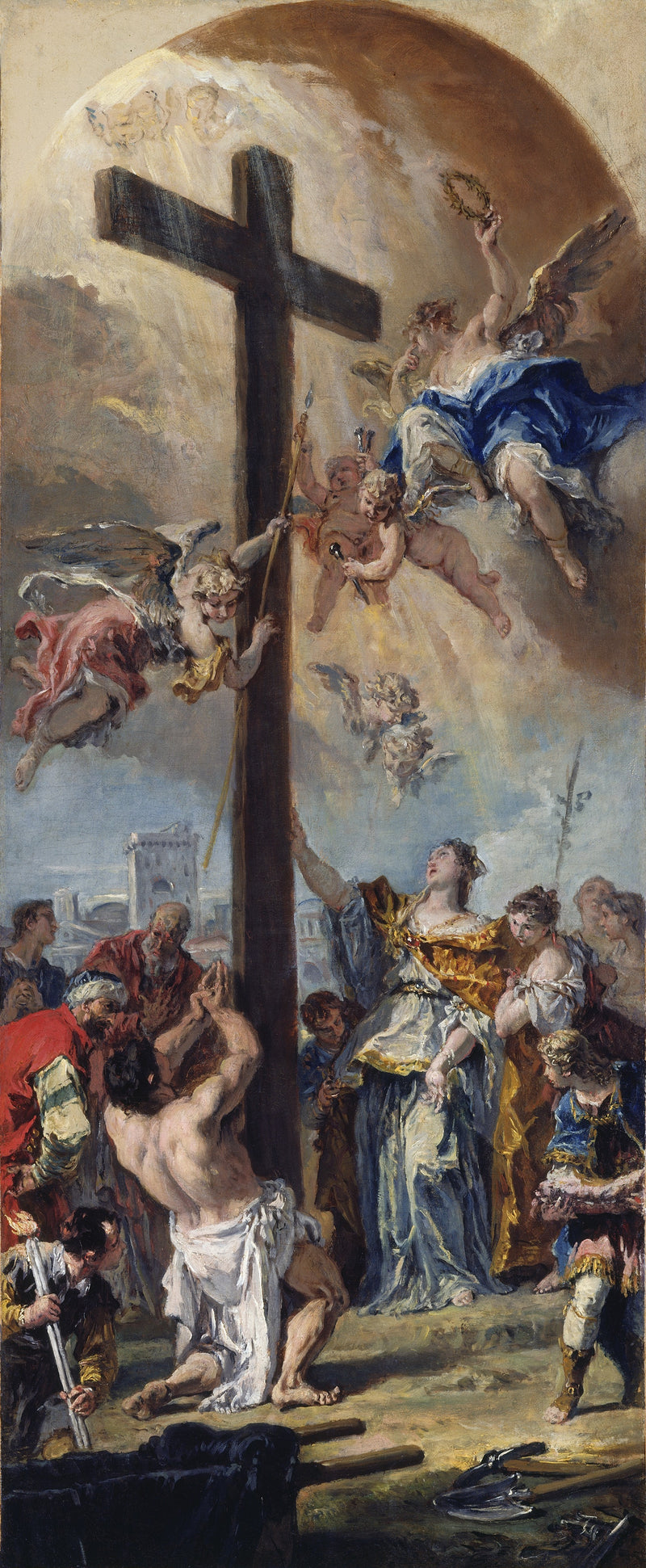 The Exaltation of the True Cross - Sebastiano Ricci