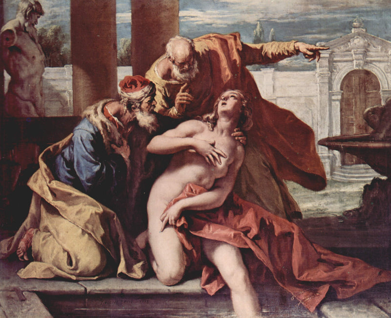 Suzanne et les vieillards - Sebastiano Ricci