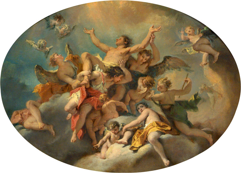 The Apotheosis of Saint Sebastian - Sebastiano Ricci