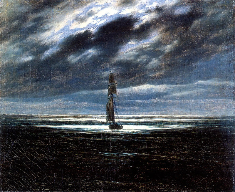 Moonlight Navigation - Caspar David Friedrich