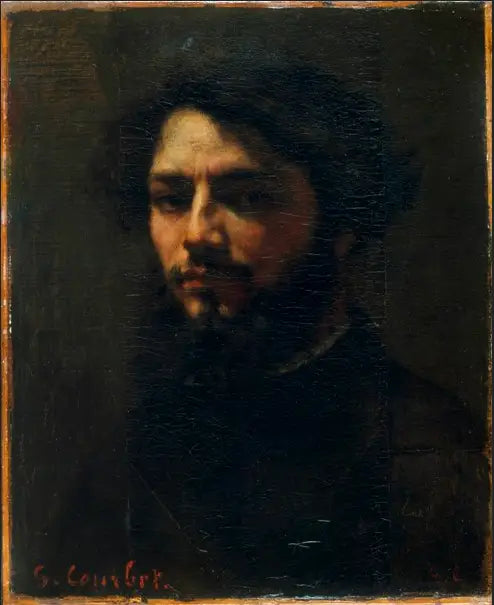 Self-Portrait - Gustave Courbet