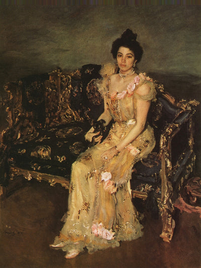 Portrait of Sophia Botkina - Valentin Serov