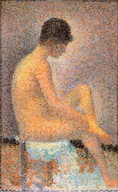 Seated Woman, in Profile - Georges Seurat