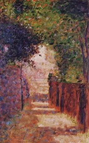 Saint-Vincent Street, Paris, in Spring - Georges Seurat