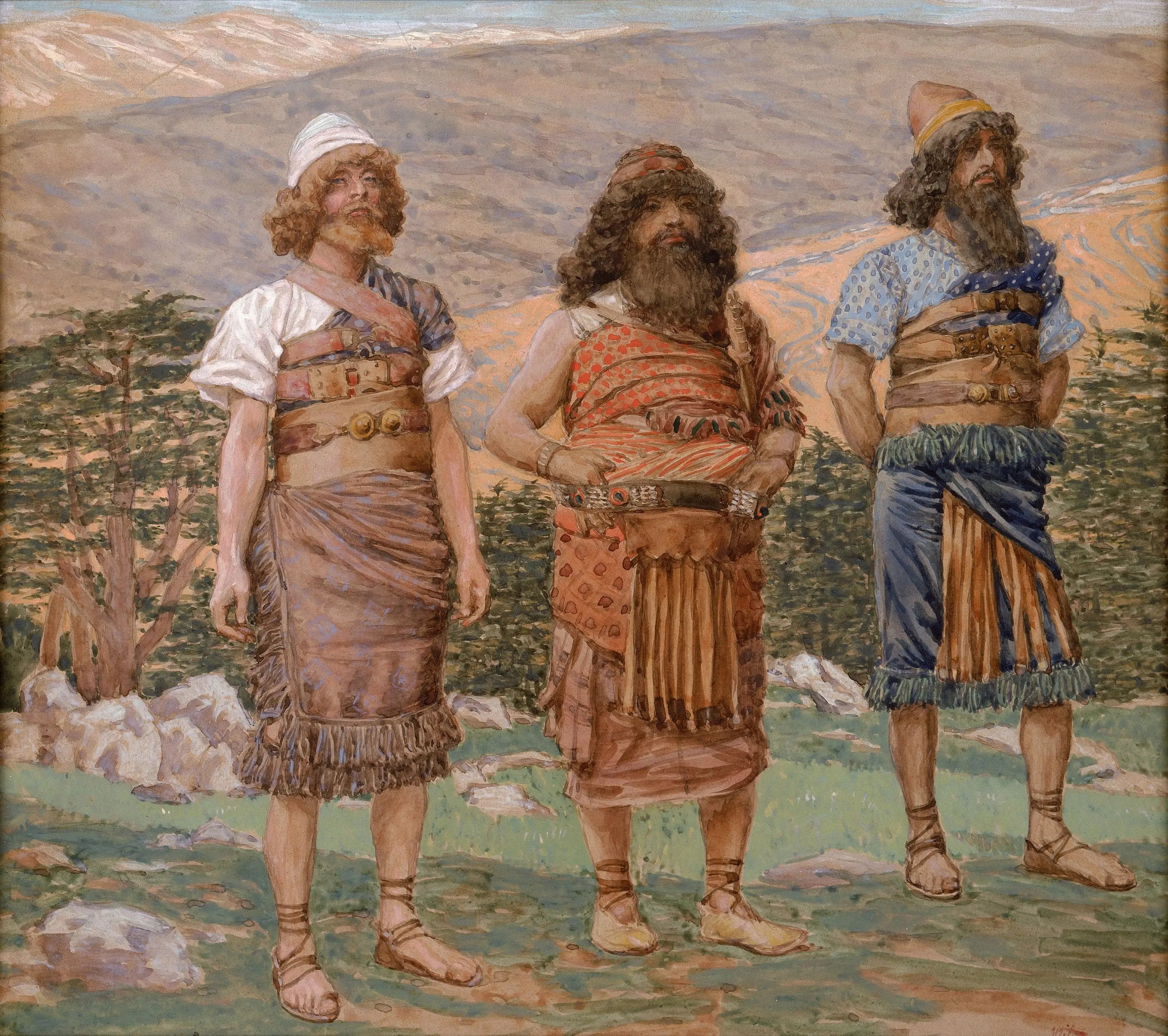 Sem Cham et Japhet - James Tissot - Alpha Reproduction