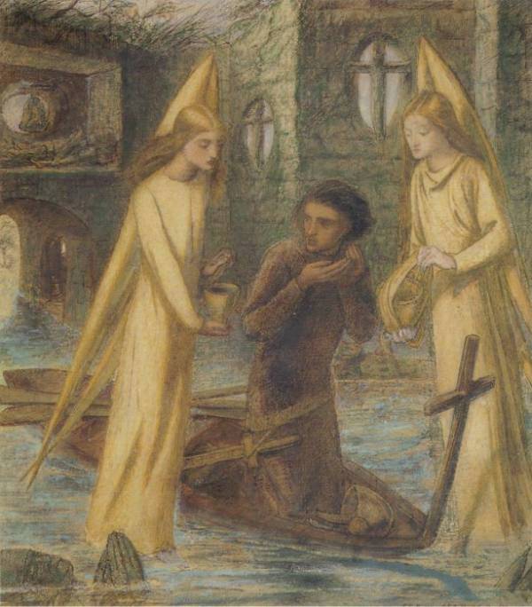The Quest for the Holy Grail - Dante Gabriel Rossetti