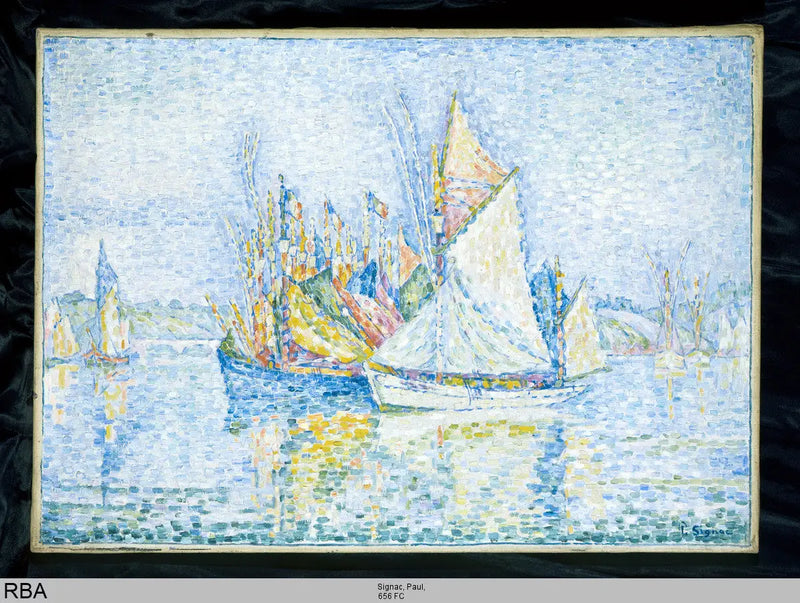 Concarneau, the port - Paul Signac