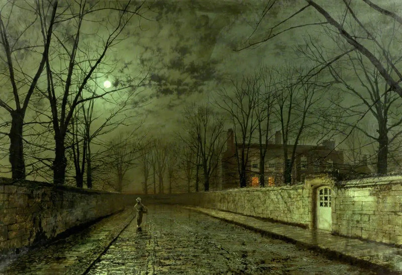 Silver Moonlight - John Atkinson Grimshaw