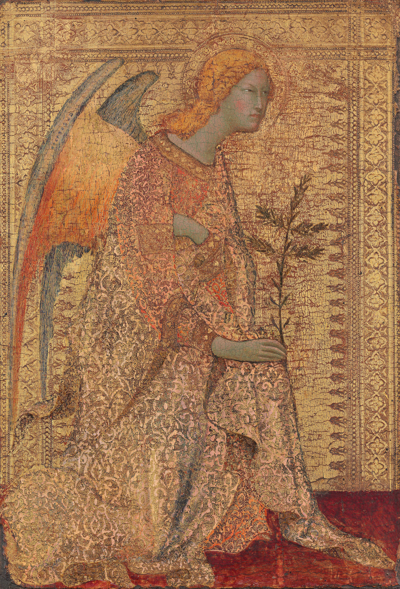 The Annunciation Angel - Simone Martini