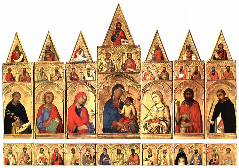 Polyptyque of Saint Catherine of Alexandria - Simone Martini