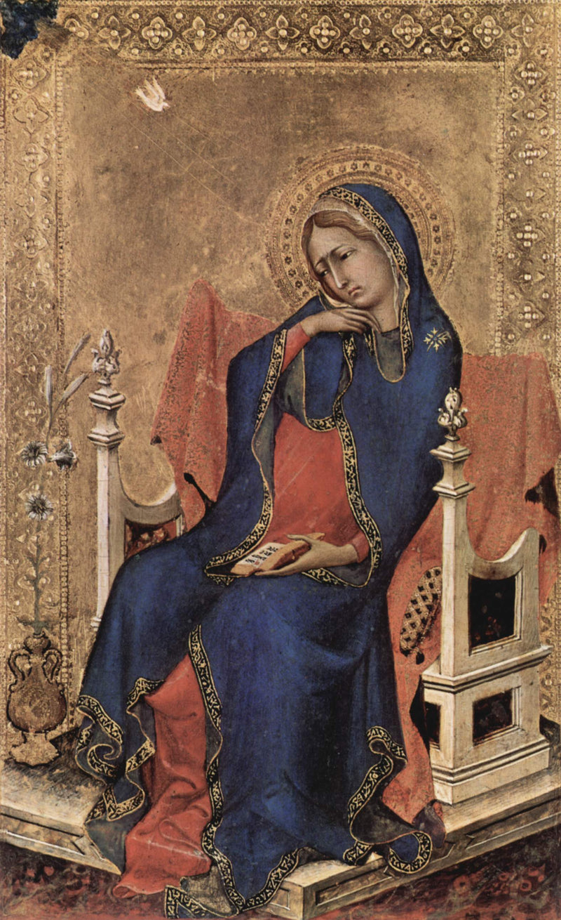 The Annunciation Virgin - Simone Martini