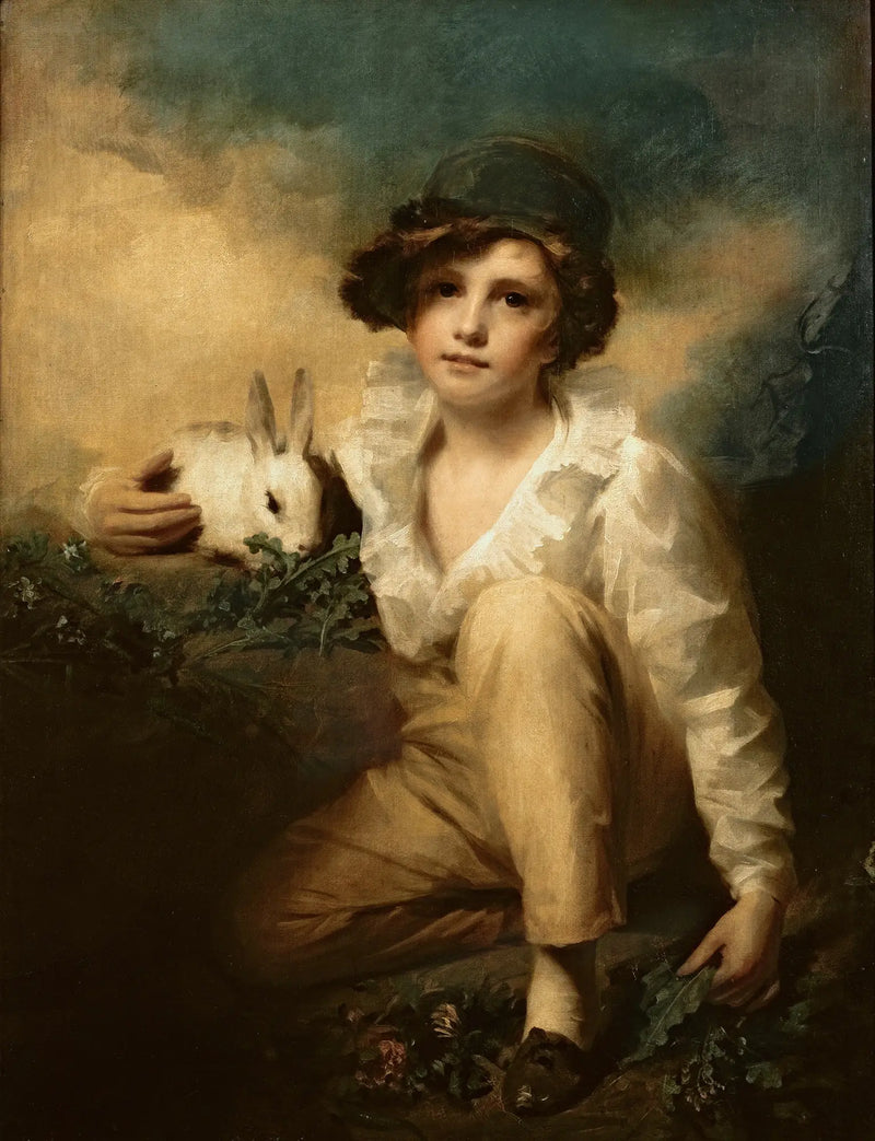 Boy and Rabbit - Henry Raeburn