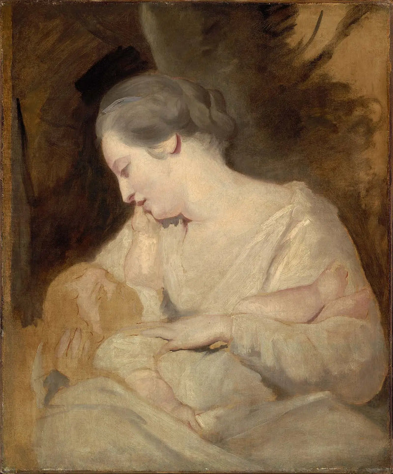 Mrs. Richard Hoare holding her child - Joshua Reynolds