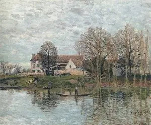 The Seine at Port-Marly - Alfred Sisley