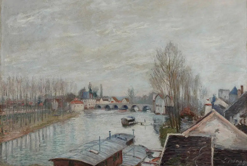 The Pont de Moret - Alfred Sisley