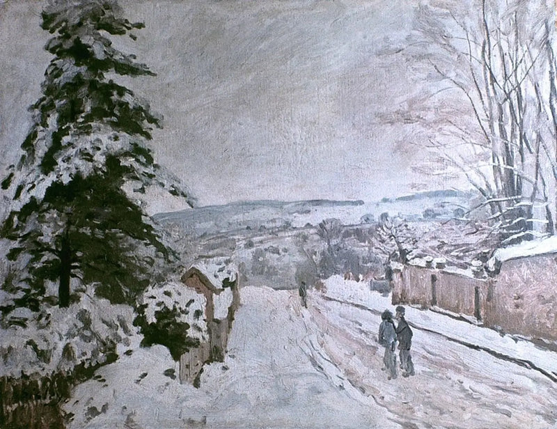 Street of the Flying Heart in Louveciennes - Alfred Sisley