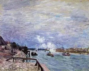 The Seine at Grenelle - Alfred Sisley