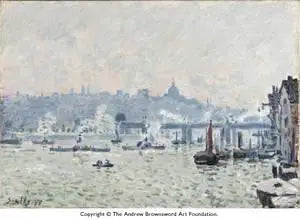 Charing Cross Bridge - Alfred Sisley
