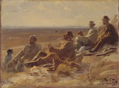 The Hunters of Skagen (small version) - Peder Severin Krøyer