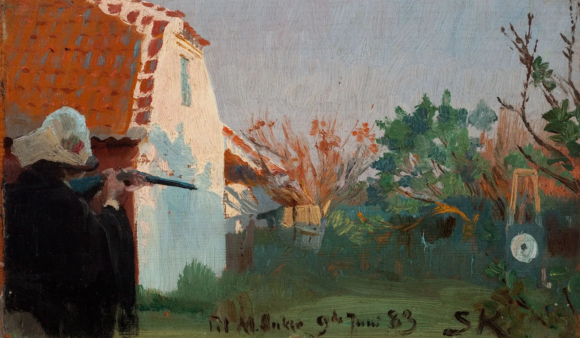 Skiveskydning. 9 juin 1883 - Peder Severin Krøyer - Alpha Reproduction