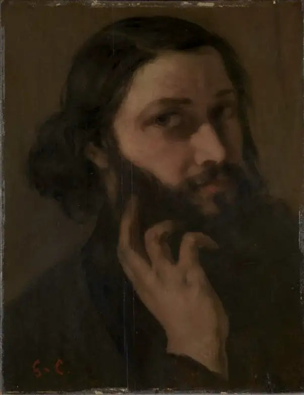 Self-Portrait - Gustave Courbet