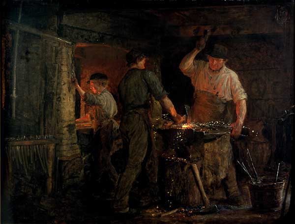 Le forgeron de Hornbæk - Peder Severin Krøyer