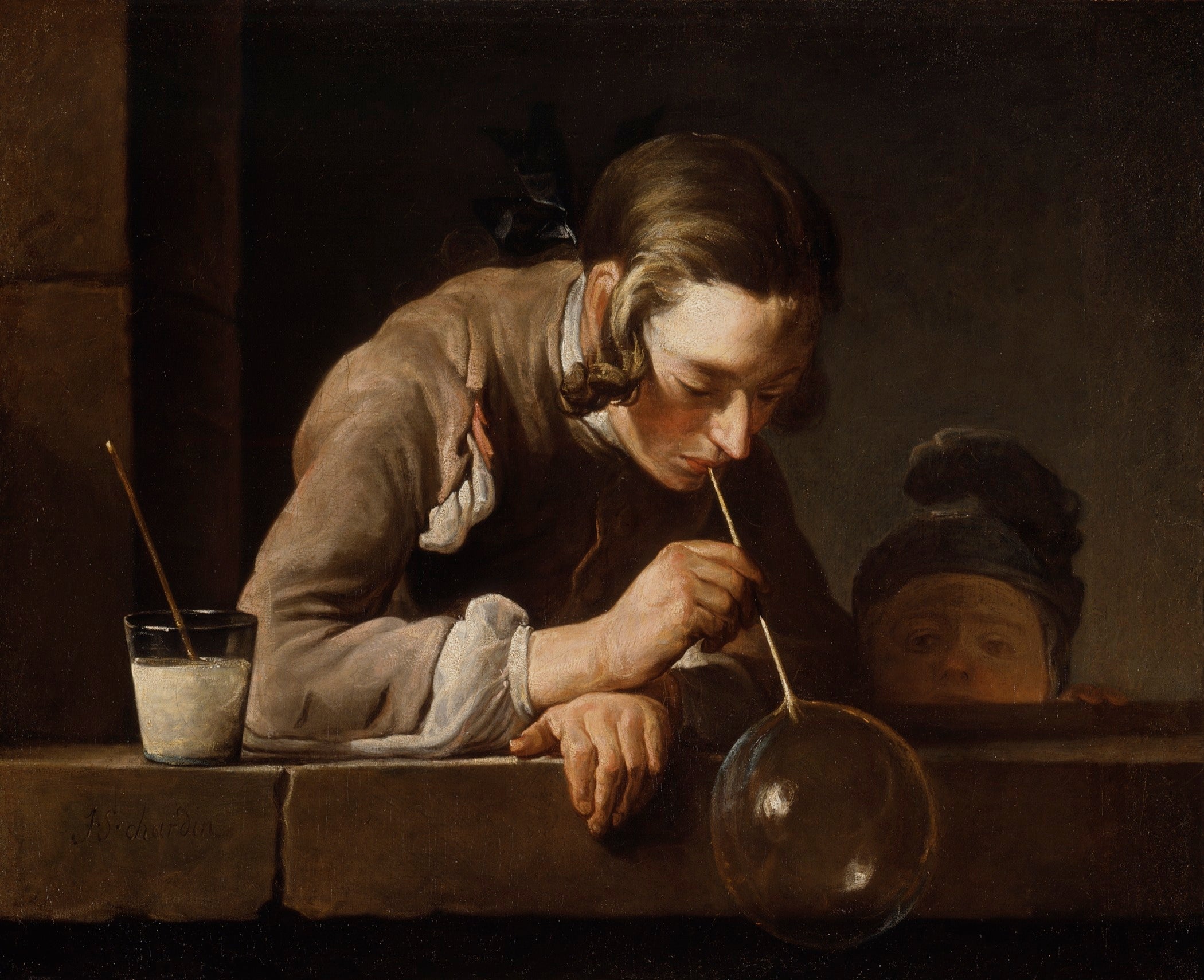 Les Bulles de savon - Jean Siméon Chardin