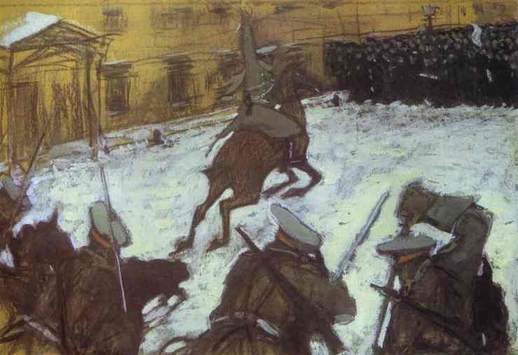 Soldiers, heroes, where has your glory gone? - Valentin Serov