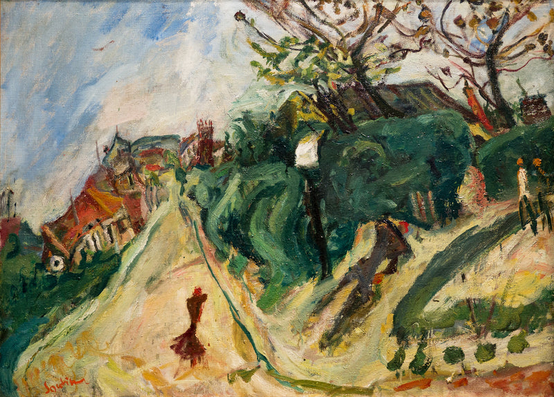 Landscape with Figures - Chaim Soutine