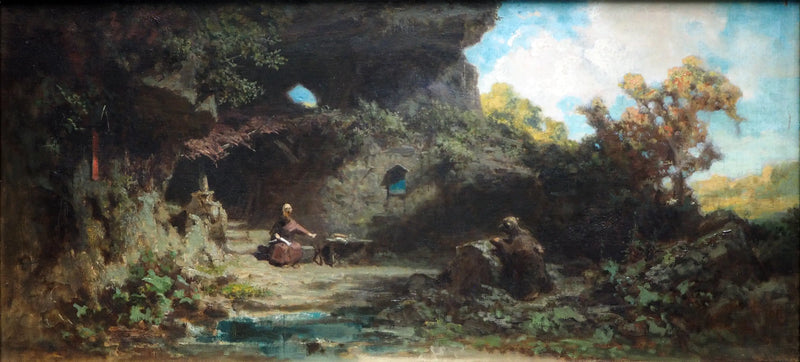 A Hermit in the Mountains - Carl Spitzweg