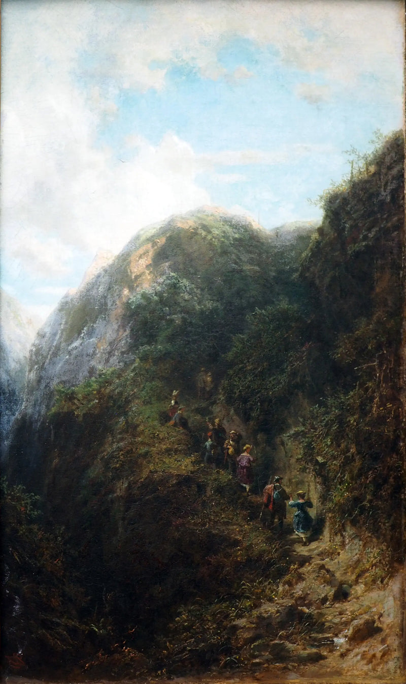 Tourists in the Mountains - Carl Spitzweg