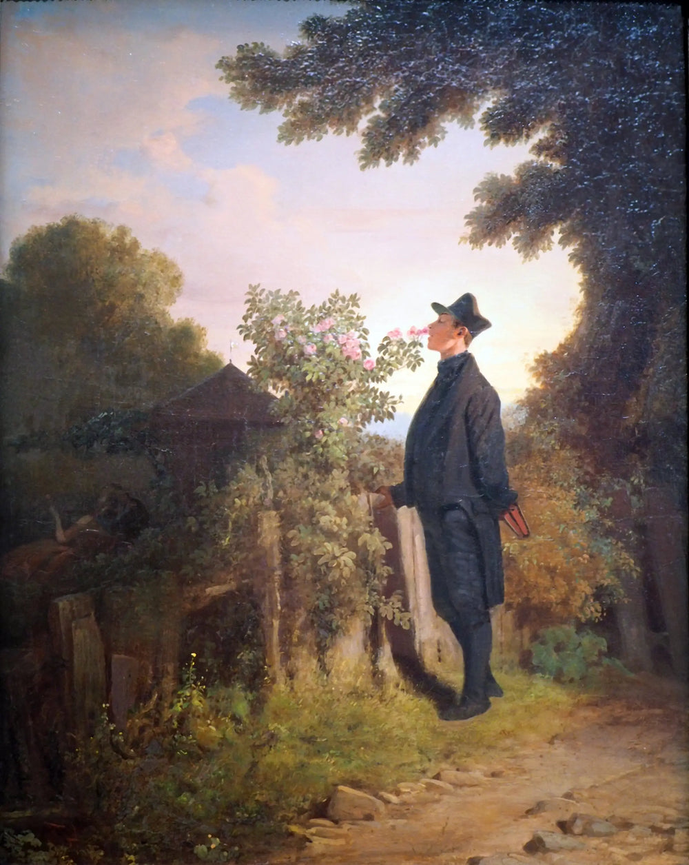 L’amant de roses - Carl Spitzweg - Alpha Reproduction